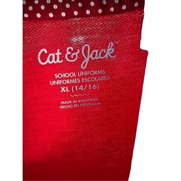 Cat & Jack School Uniform Polo Short SZ 14/16 - Picture 6 of 6